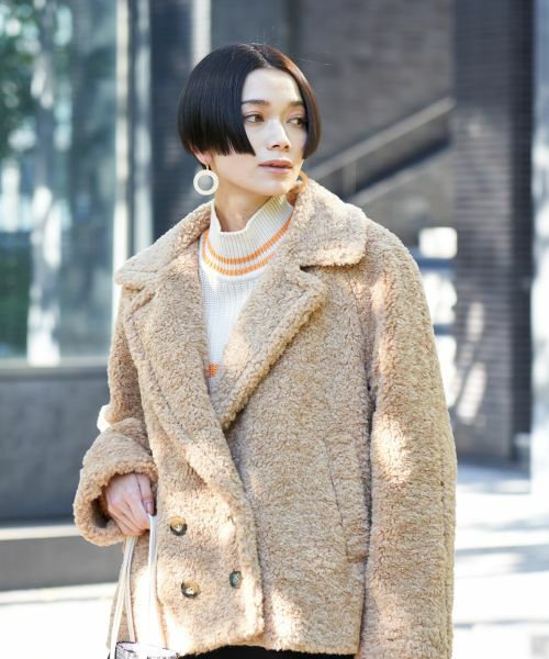 CARA O CRUZ / キャラ・オ・クルス その他アウター | 【トレンド】パイルコート | 詳細3