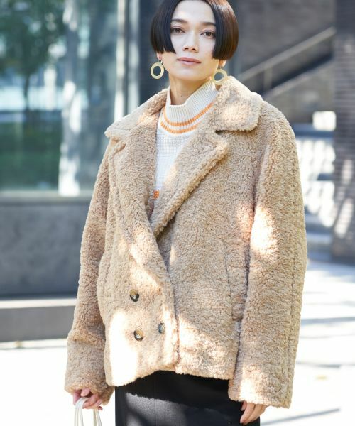 CARA O CRUZ / キャラ・オ・クルス その他アウター | 【トレンド】パイルコート | 詳細4