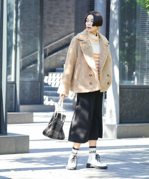 CARA O CRUZ / キャラ・オ・クルス その他アウター | 【トレンド】パイルコート | 詳細7