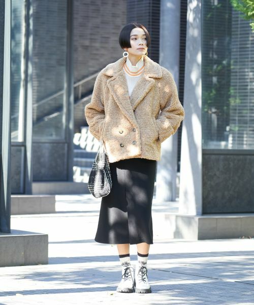 CARA O CRUZ / キャラ・オ・クルス その他アウター | 【トレンド】パイルコート | 詳細8