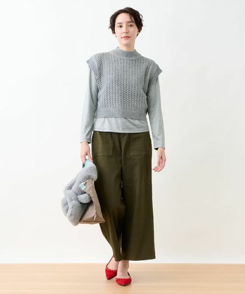 CARA O CRUZ / キャラ・オ・クルス テーラードジャケット | 【着映え】ニットベスト | 詳細11