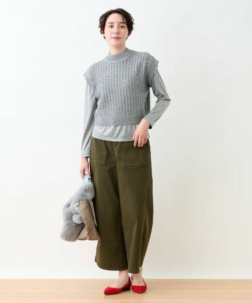 CARA O CRUZ / キャラ・オ・クルス テーラードジャケット | 【着映え】ニットベスト | 詳細13