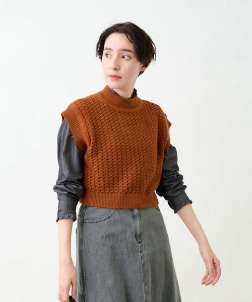 CARA O CRUZ / キャラ・オ・クルス テーラードジャケット | 【着映え】ニットベスト | 詳細14