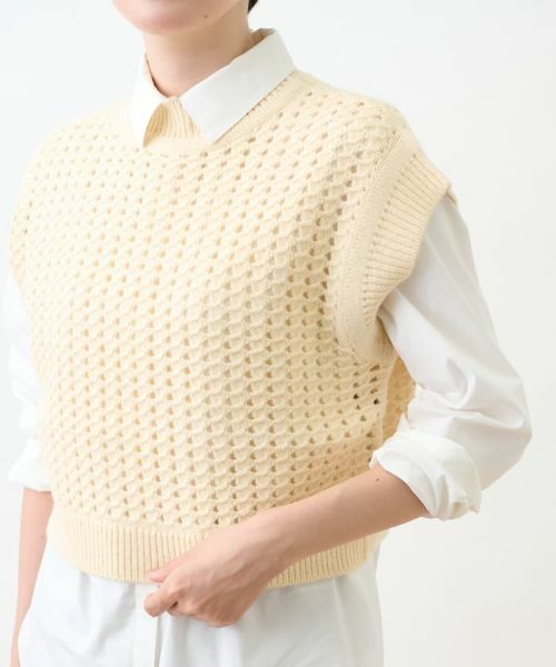 CARA O CRUZ / キャラ・オ・クルス テーラードジャケット | 【着映え】ニットベスト | 詳細20