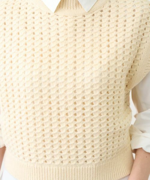 CARA O CRUZ / キャラ・オ・クルス テーラードジャケット | 【着映え】ニットベスト | 詳細21