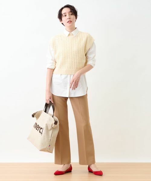 CARA O CRUZ / キャラ・オ・クルス テーラードジャケット | 【着映え】ニットベスト | 詳細5