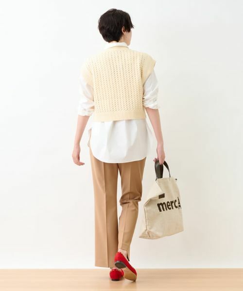 CARA O CRUZ / キャラ・オ・クルス テーラードジャケット | 【着映え】ニットベスト | 詳細7