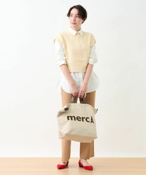 CARA O CRUZ / キャラ・オ・クルス テーラードジャケット | 【着映え】ニットベスト | 詳細8