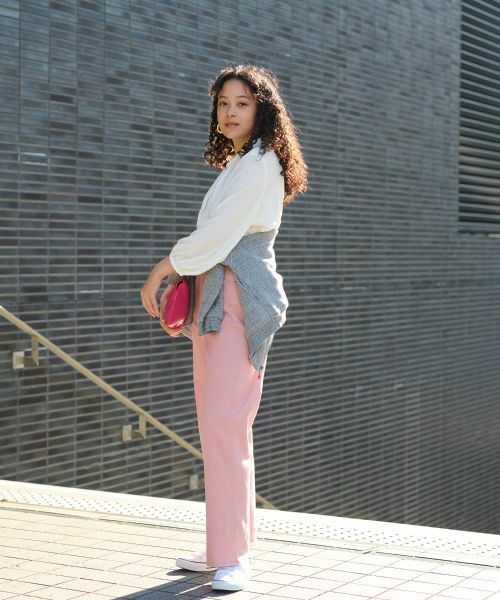 CARA O CRUZ / キャラ・オ・クルス その他アウター | ブローチ付 裏起毛ジップアップブルゾン | 詳細23