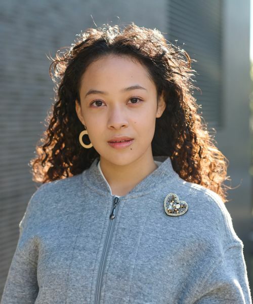 CARA O CRUZ / キャラ・オ・クルス その他アウター | ブローチ付 裏起毛ジップアップブルゾン | 詳細26