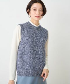 CARA O CRUZ / キャラ・オ・クルス テーラードジャケット | 杢調ニットベスト