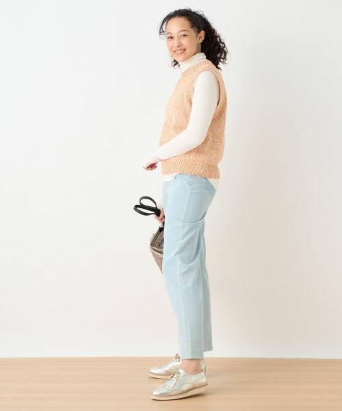 CARA O CRUZ / キャラ・オ・クルス テーラードジャケット | 杢調ニットベスト | 詳細12