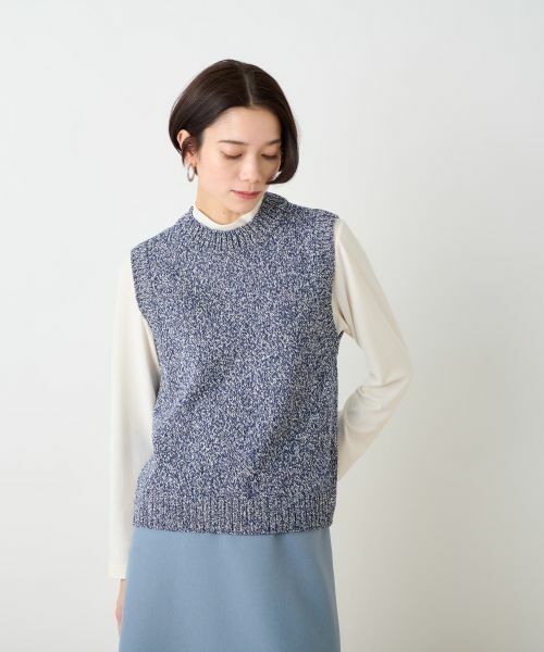 CARA O CRUZ / キャラ・オ・クルス テーラードジャケット | 杢調ニットベスト | 詳細13