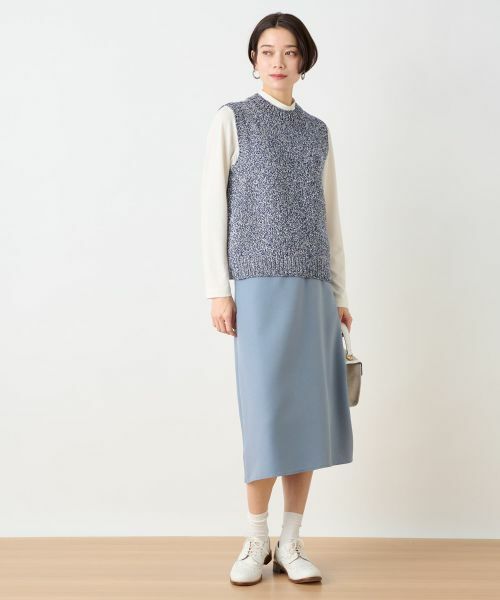 CARA O CRUZ / キャラ・オ・クルス テーラードジャケット | 杢調ニットベスト | 詳細17