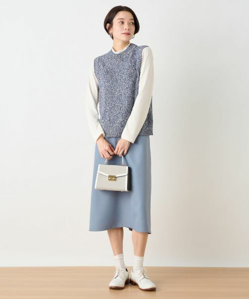 CARA O CRUZ / キャラ・オ・クルス テーラードジャケット | 杢調ニットベスト | 詳細18