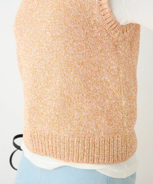 CARA O CRUZ / キャラ・オ・クルス テーラードジャケット | 杢調ニットベスト | 詳細21