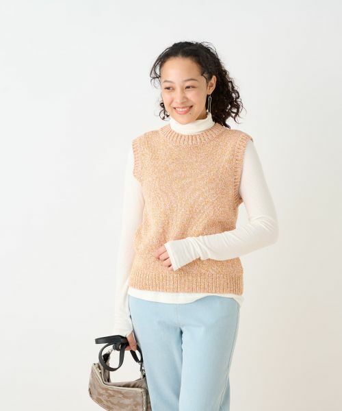 CARA O CRUZ / キャラ・オ・クルス テーラードジャケット | 杢調ニットベスト | 詳細6