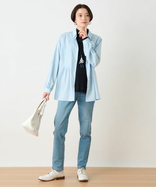 CARA O CRUZ / キャラ・オ・クルス シャツ・ブラウス | 洗える タックブラウス | 詳細11