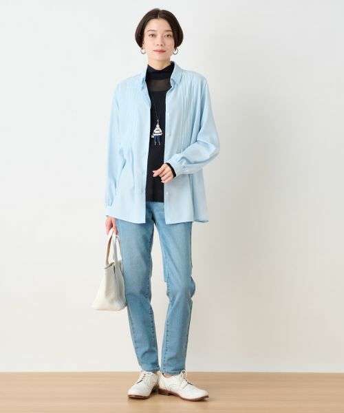 CARA O CRUZ / キャラ・オ・クルス シャツ・ブラウス | 洗える タックブラウス | 詳細12