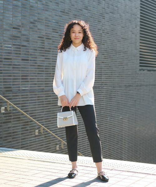 CARA O CRUZ / キャラ・オ・クルス シャツ・ブラウス | 洗える タックブラウス | 詳細16