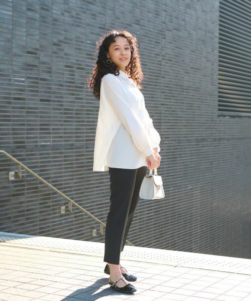 CARA O CRUZ / キャラ・オ・クルス シャツ・ブラウス | 洗える タックブラウス | 詳細19