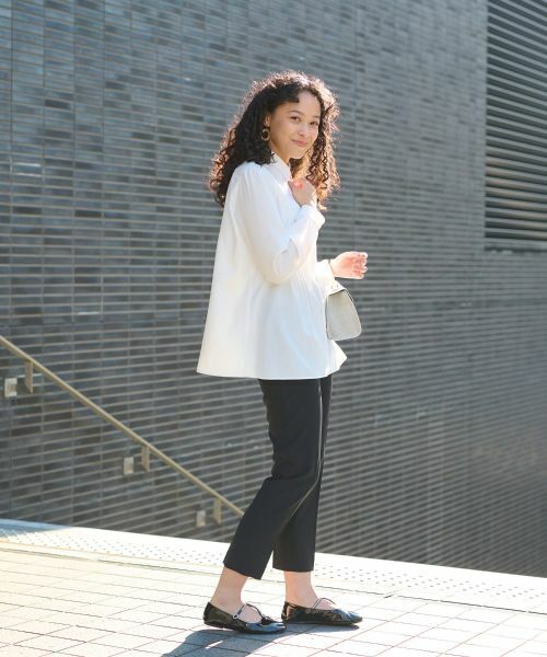 CARA O CRUZ / キャラ・オ・クルス シャツ・ブラウス | 洗える タックブラウス | 詳細20