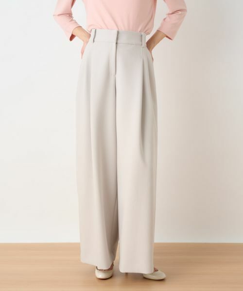 CARA O CRUZ / キャラ・オ・クルス その他パンツ | タックワイドパンツ | 詳細14