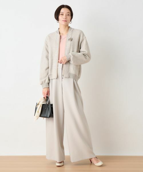 CARA O CRUZ / キャラ・オ・クルス その他パンツ | タックワイドパンツ | 詳細17