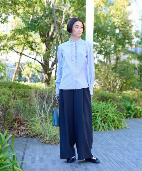 CARA O CRUZ / キャラ・オ・クルス その他パンツ | タックワイドパンツ | 詳細8