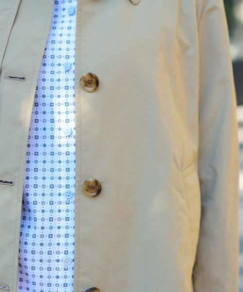 CARA O CRUZ / キャラ・オ・クルス テーラードジャケット | 撥水トレンチ風ショートジャケット | 詳細18