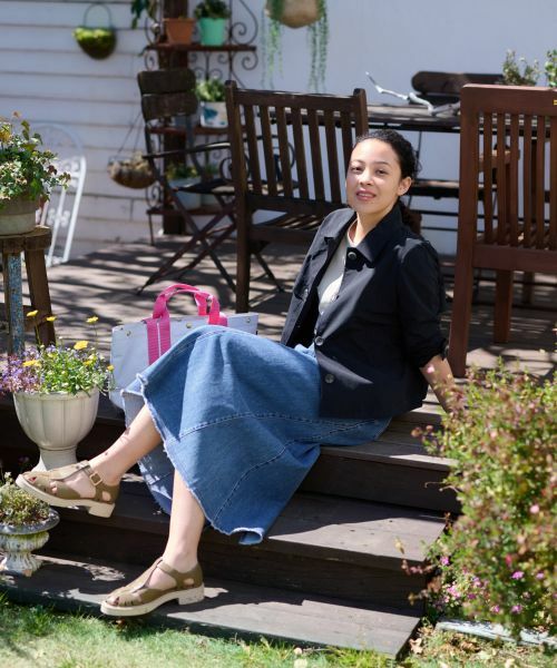 CARA O CRUZ / キャラ・オ・クルス テーラードジャケット | 撥水トレンチ風ショートジャケット | 詳細3