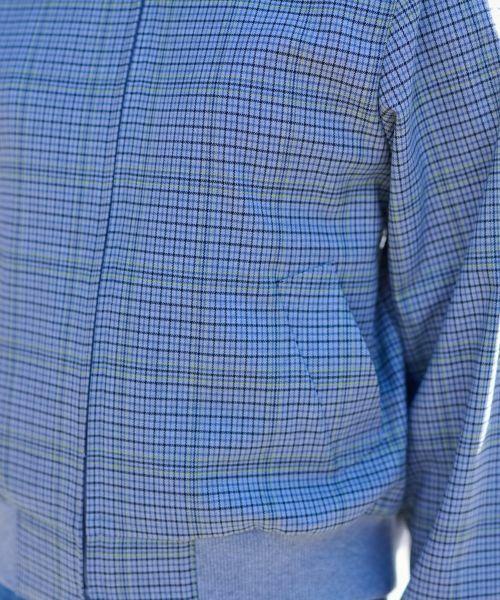 CARA O CRUZ / キャラ・オ・クルス その他アウター | のびのびチェックのジップアップジャケット | 詳細29