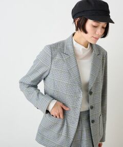 CARA O CRUZ / キャラ・オ・クルス テーラードジャケット | のびのび チェックジャケット