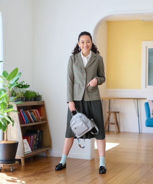 CARA O CRUZ / キャラ・オ・クルス テーラードジャケット | のびのび チェックジャケット | 詳細4