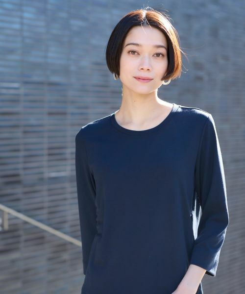 CARA O CRUZ / キャラ・オ・クルス カットソー | 洗える 7分袖カットソー | 詳細1