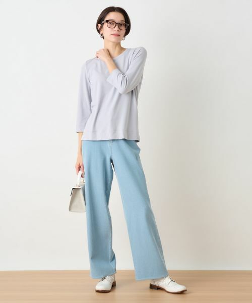 CARA O CRUZ / キャラ・オ・クルス カットソー | 洗える 7分袖カットソー | 詳細12