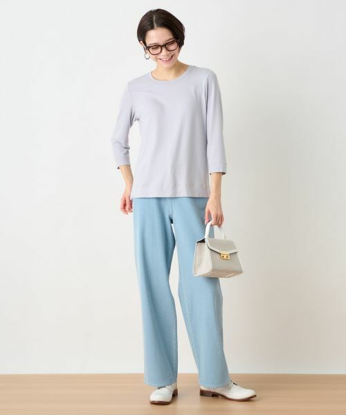 CARA O CRUZ / キャラ・オ・クルス カットソー | 洗える 7分袖カットソー | 詳細13