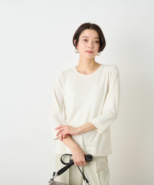 CARA O CRUZ / キャラ・オ・クルス カットソー | 洗える 7分袖カットソー | 詳細15