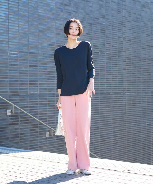 CARA O CRUZ / キャラ・オ・クルス カットソー | 洗える 7分袖カットソー | 詳細3