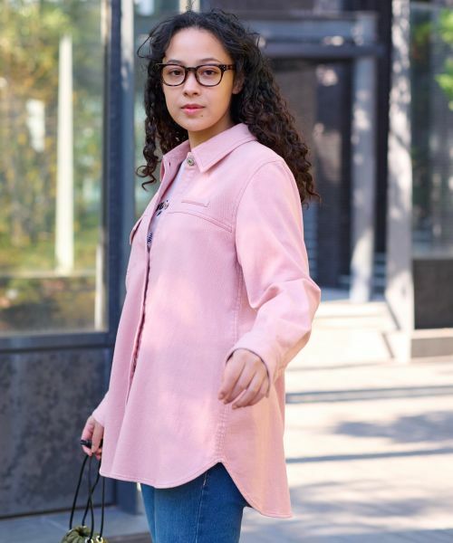 CARA O CRUZ / キャラ・オ・クルス シャツ・ブラウス | 洗える カラーデニムシャツ【セットアップ】 | 詳細11