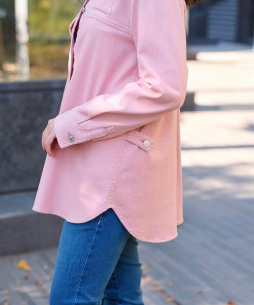 CARA O CRUZ / キャラ・オ・クルス シャツ・ブラウス | 洗える カラーデニムシャツ【セットアップ】 | 詳細21