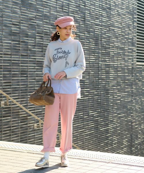 CARA O CRUZ / キャラ・オ・クルス デニムパンツ | 洗える 後ろウエストゴムカラーデニム【セットアップ】 | 詳細19