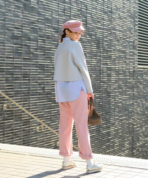 CARA O CRUZ / キャラ・オ・クルス デニムパンツ | 洗える 後ろウエストゴムカラーデニム【セットアップ】 | 詳細21