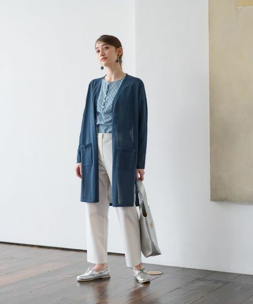 CARA O CRUZ / キャラ・オ・クルス シャツ・ブラウス | 洗える 幾何学柄ブラウス【TROUILLET 】【セットアップ】 | 詳細18