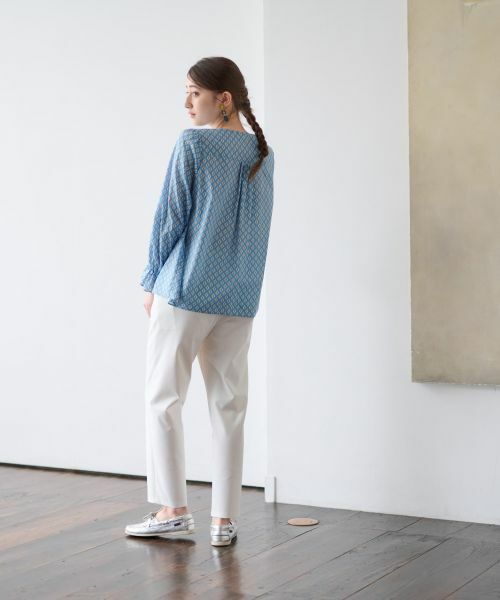 CARA O CRUZ / キャラ・オ・クルス シャツ・ブラウス | 洗える 幾何学柄ブラウス【TROUILLET 】【セットアップ】 | 詳細24