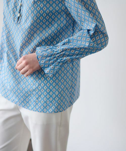 CARA O CRUZ / キャラ・オ・クルス シャツ・ブラウス | 洗える 幾何学柄ブラウス【TROUILLET 】【セットアップ】 | 詳細26