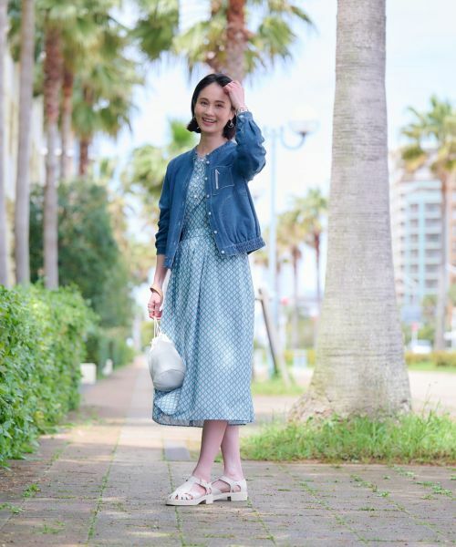 CARA O CRUZ / キャラ・オ・クルス シャツ・ブラウス | 洗える 幾何学柄ブラウス【TROUILLET 】【セットアップ】 | 詳細4