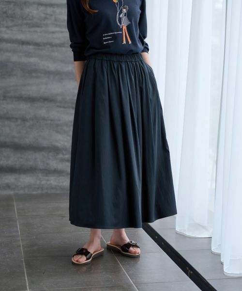 CARA O CRUZ / キャラ・オ・クルス ミニ・ひざ丈スカート | ウエストゴムフレアスカート | 詳細2