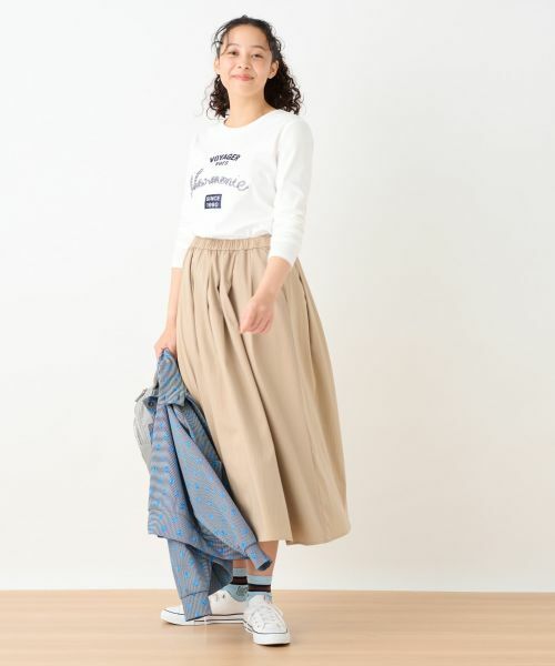 CARA O CRUZ / キャラ・オ・クルス ミニ・ひざ丈スカート | ウエストゴムフレアスカート | 詳細23