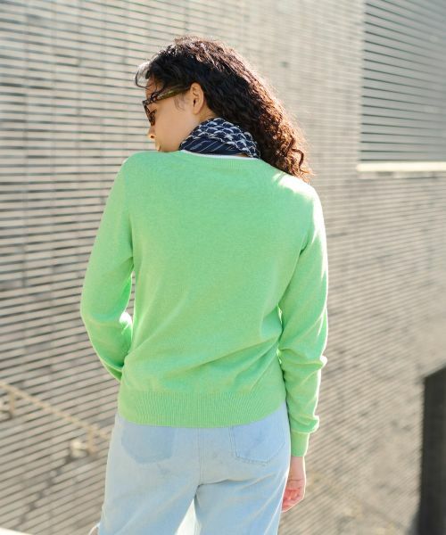 CARA O CRUZ / キャラ・オ・クルス ニット・セーター | 洗える 衿ぐり配色ニット | 詳細13